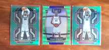 2021-22 Panini Prizm - Green Prizm #316 Neemias Queta (RC)