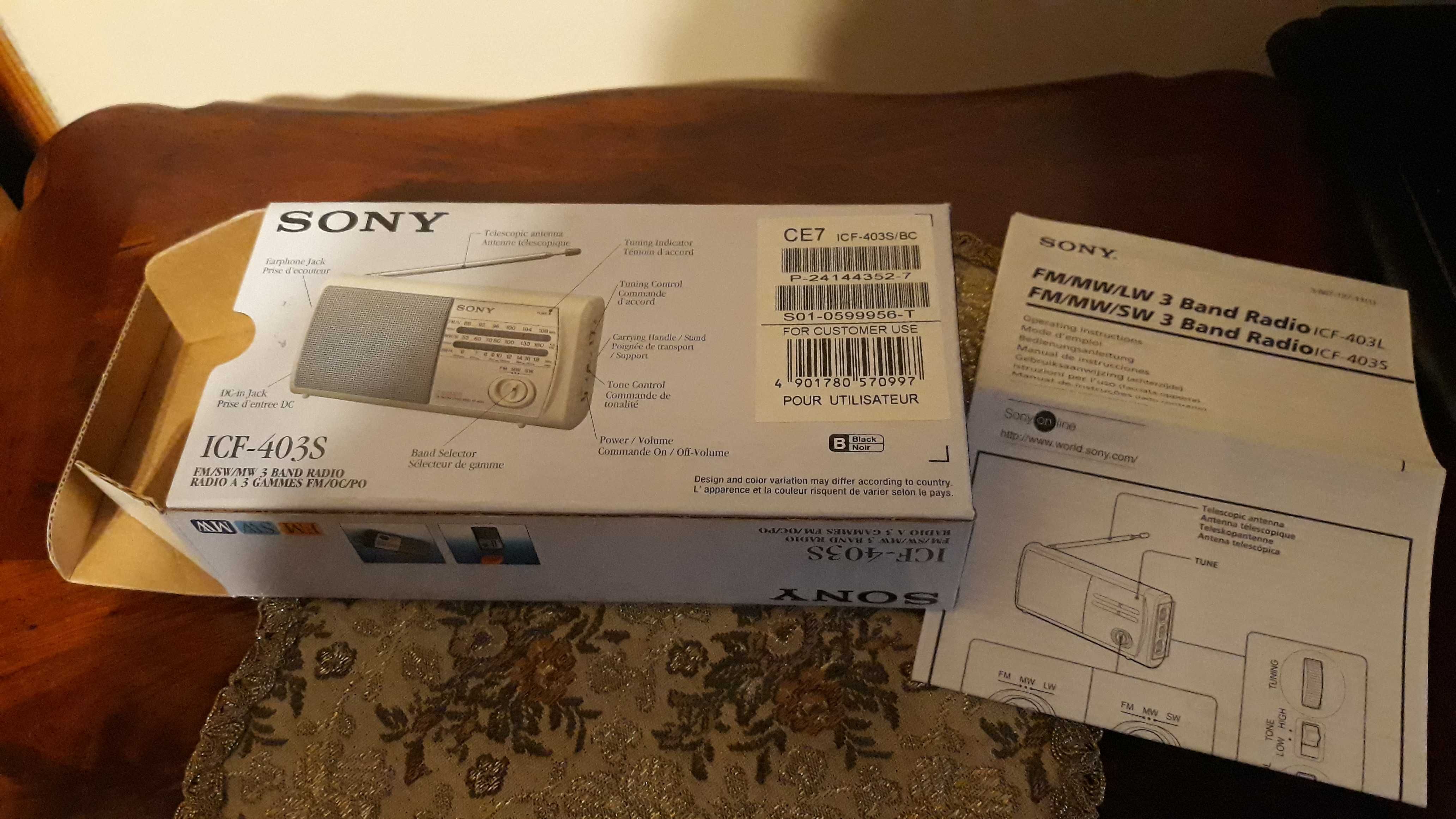 Radio Sony ICF-403S