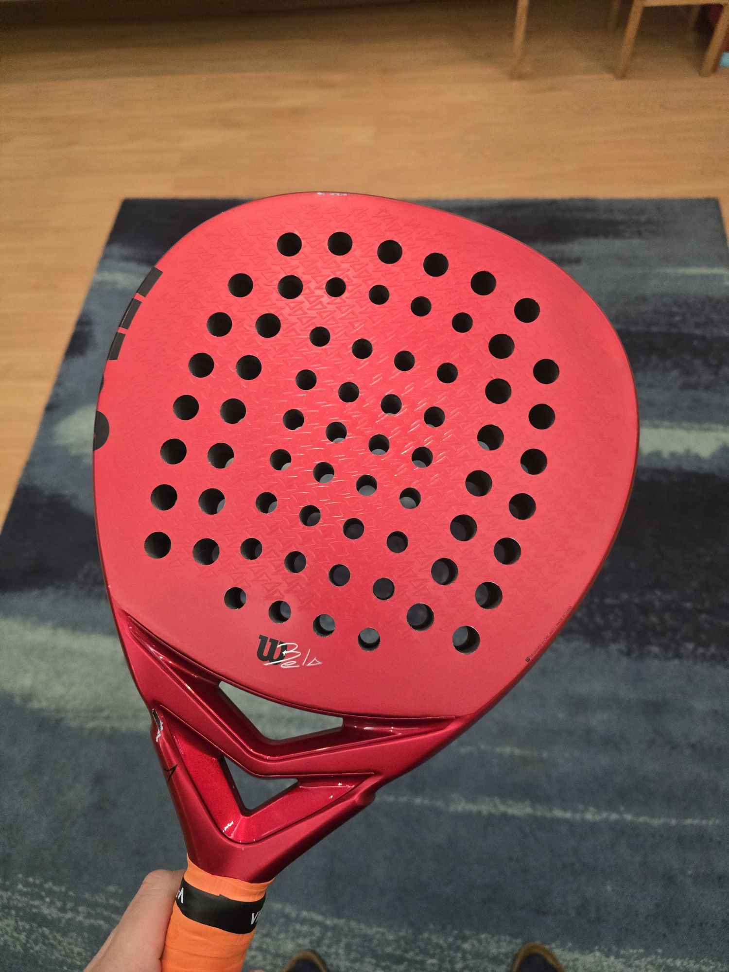 Pala padel Wilson bela v2