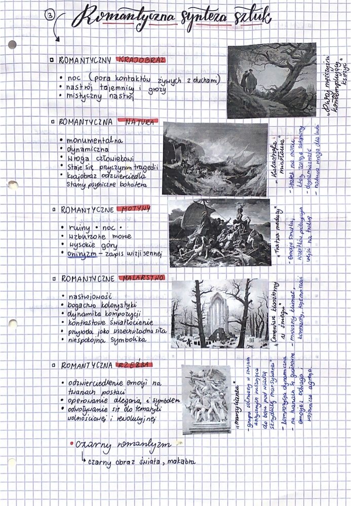 Notatki - język polski - epoki literackie - opracowania lektur - PDF