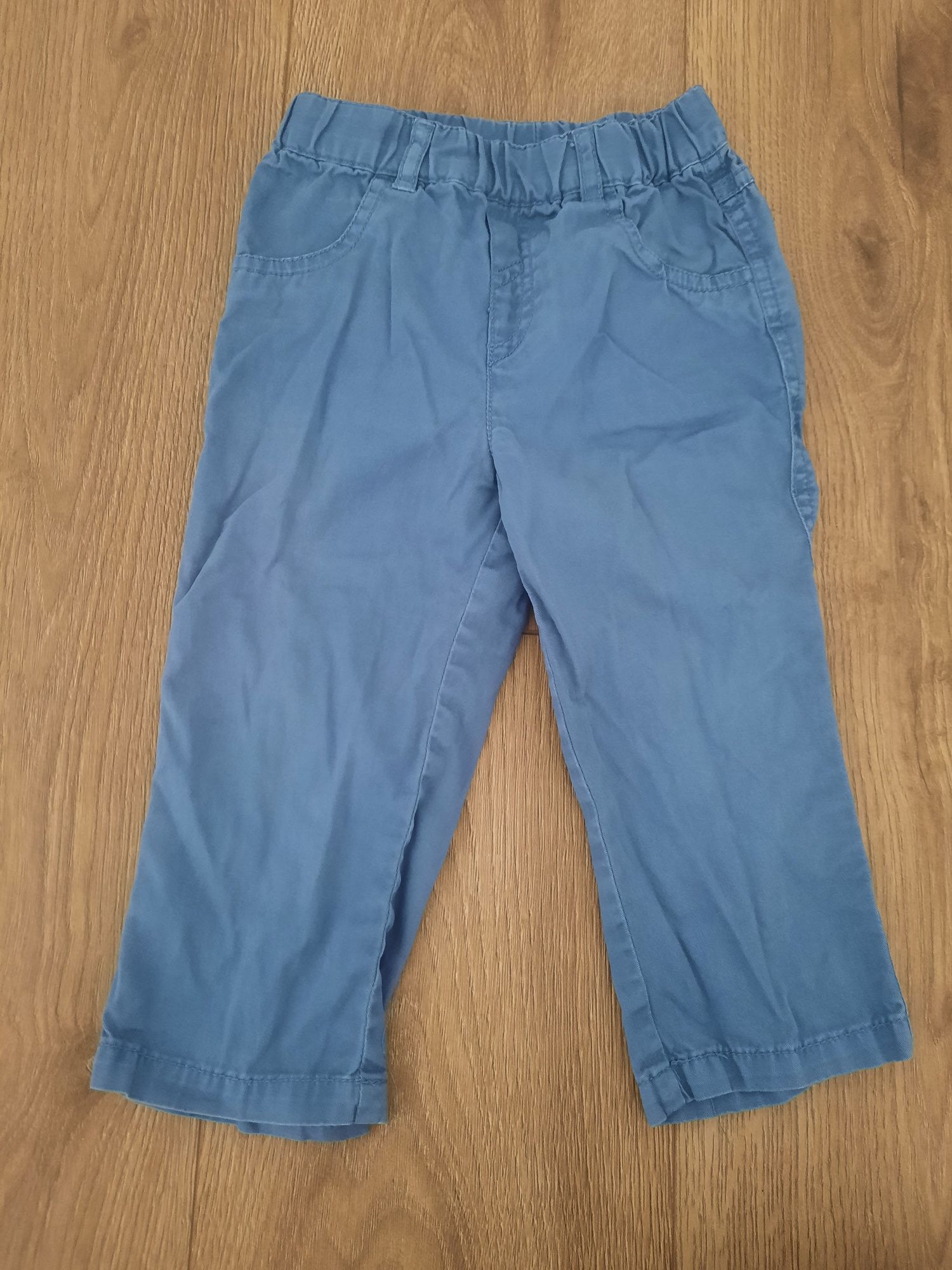 Spodnie dla chłopca niebieskie 82