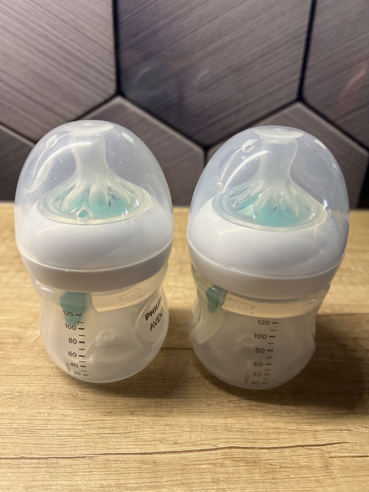 butelka z nakładką antykolkową philips avent airfree 125ml