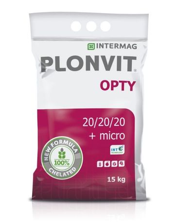 Plonvit Opty 20/20/20NPK 15kg nawóz dolistny wysyłka dostępny od ręki