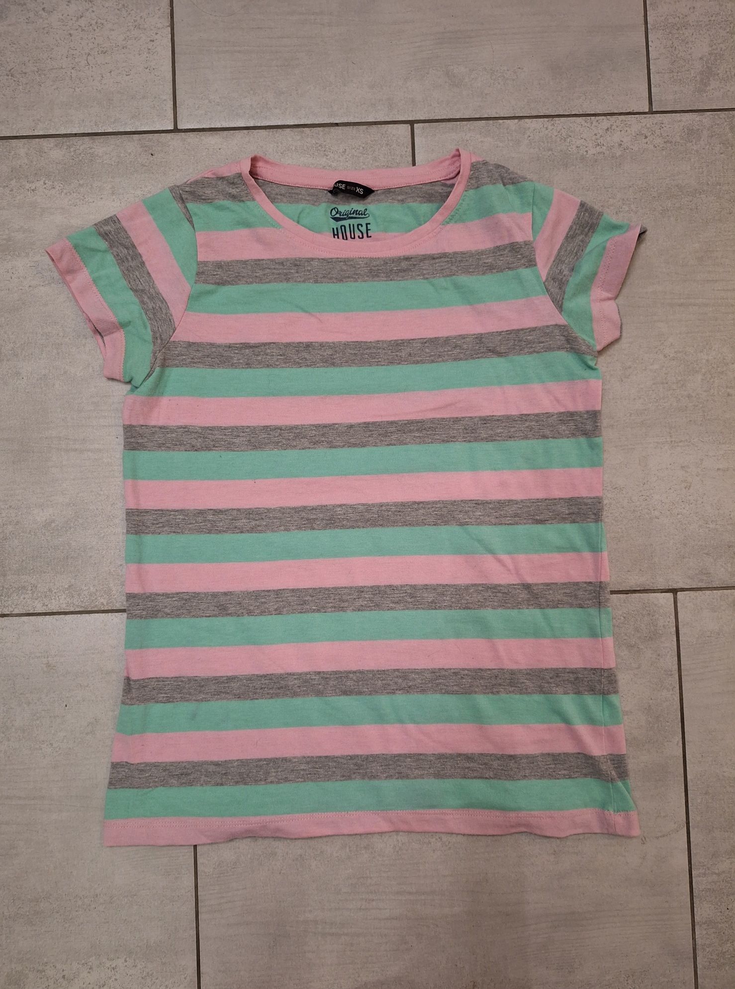 House bluzka z krotkim rekawem t-shirt r. XS