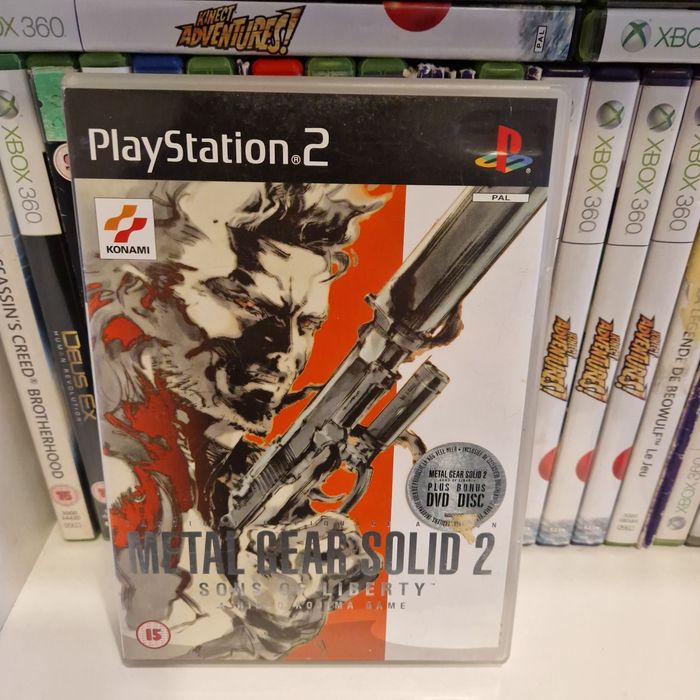 Metal Gear solid 2 sons of liberty ps2 PlayStation 2
