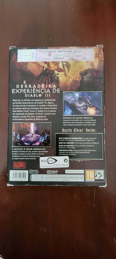 Jogo Diablo 3 como novo