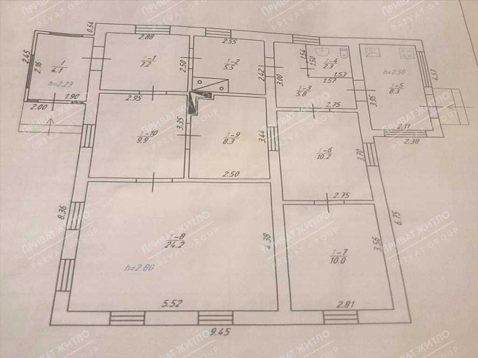 Будинок у селі Мачухи, 5 км від Полтави