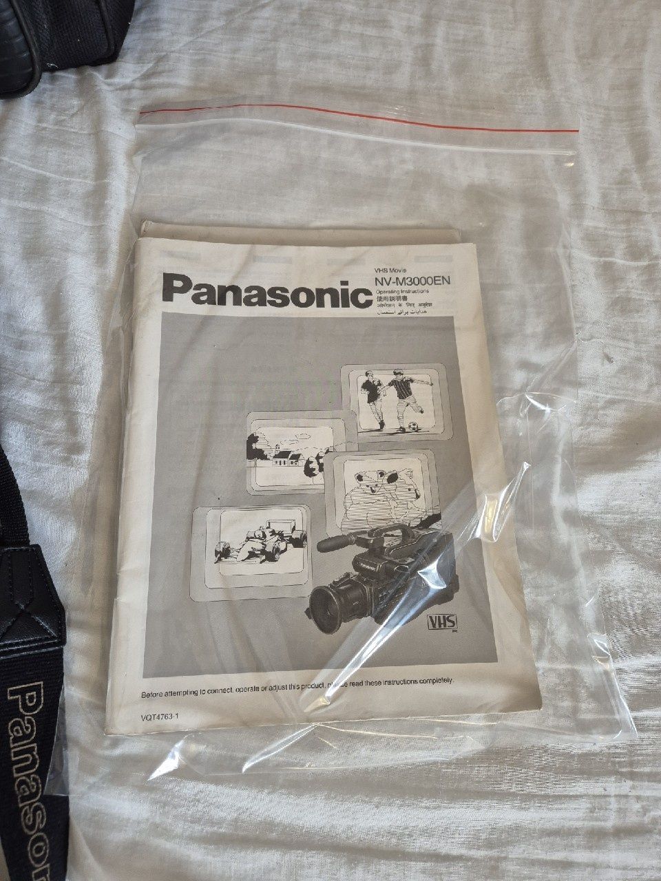 Kamera VHS Panasonic M3000 + akcesoria