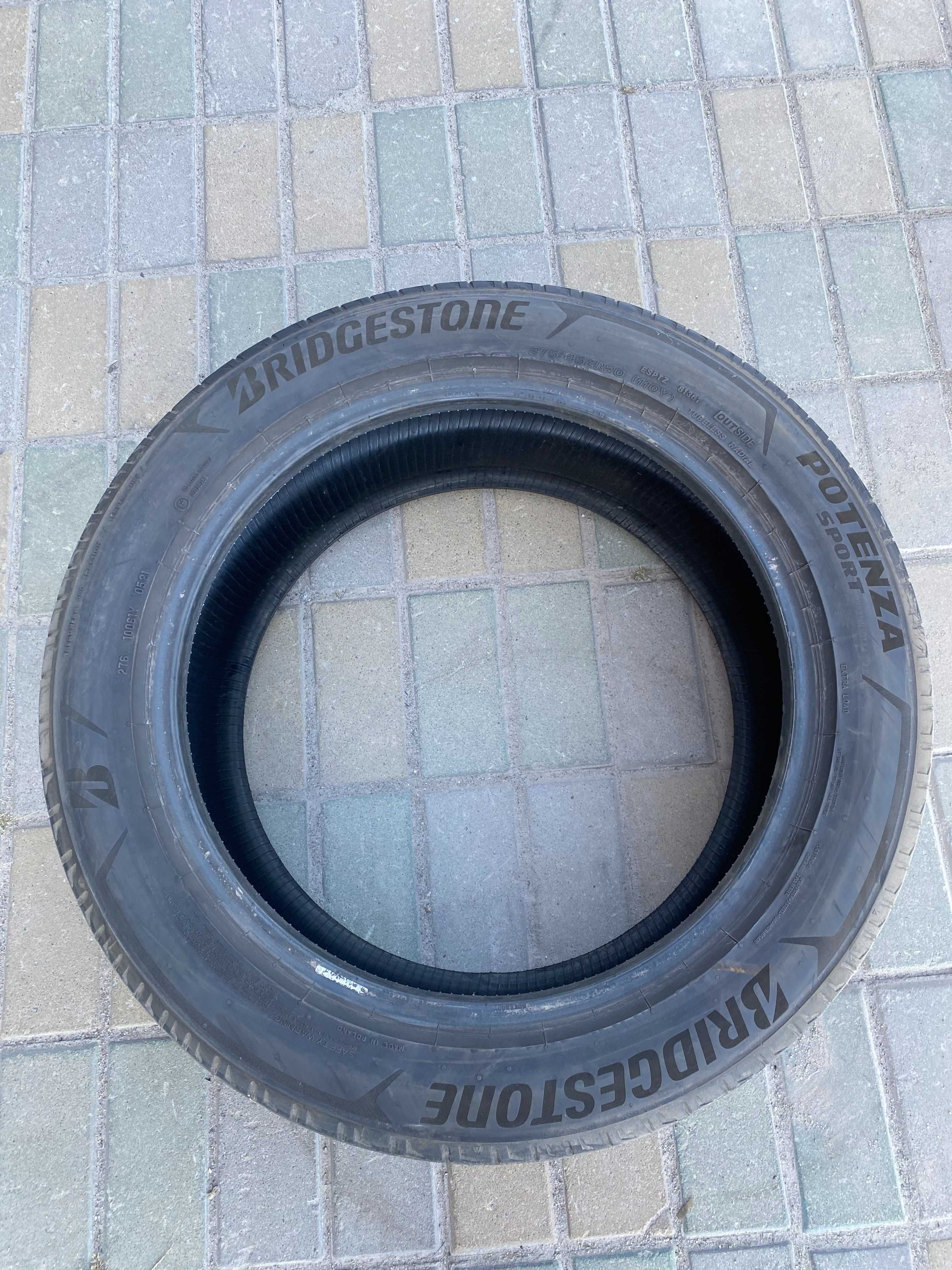Шини 275/45/20 бу Bridgestone комплект, літня резина R20