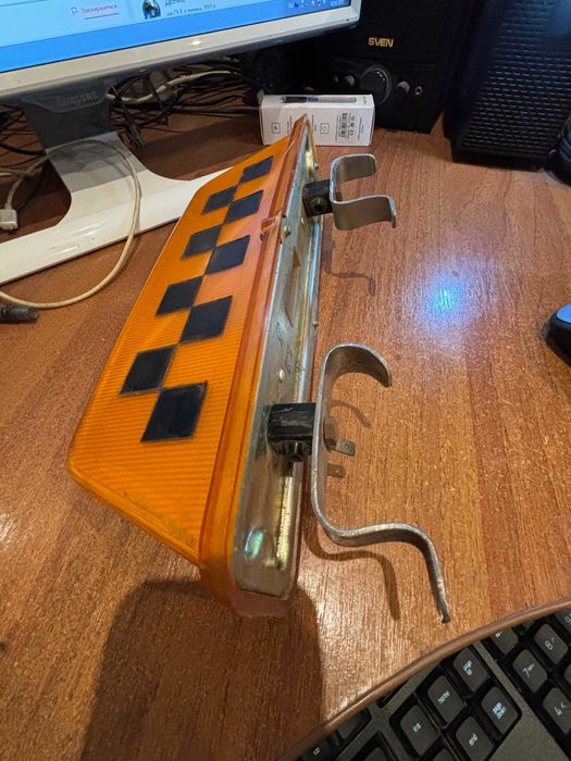 Шашка такси ФП-147 производства ссср ТАКСИ !