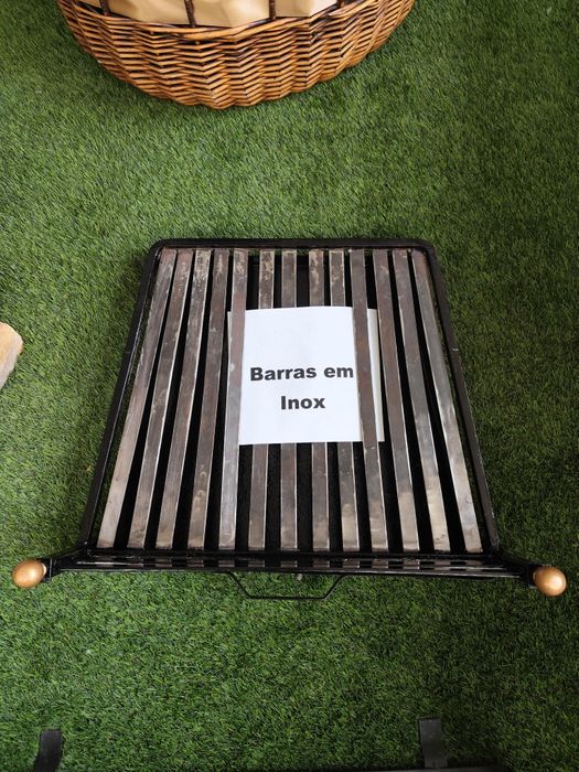 Base e proteção para lareira