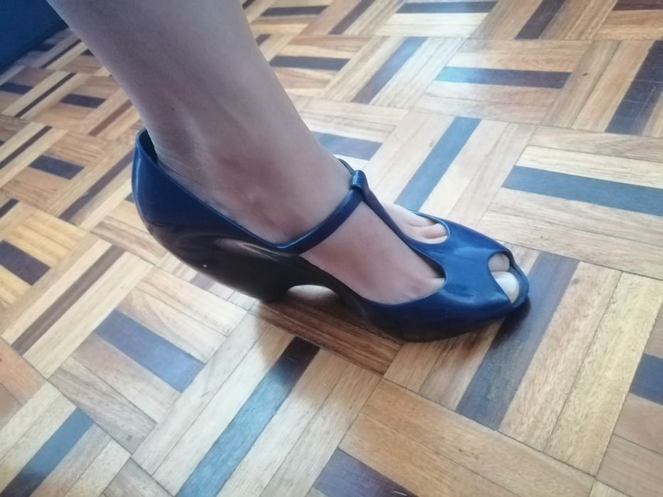 Sandálias Melissa 38 Azul