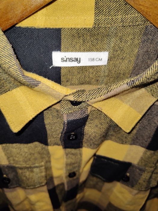 Koszula flanelows Sinsay r.158