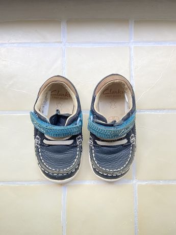 Черевики туфельки кросівки clarks (розмір 20) 11,5 см