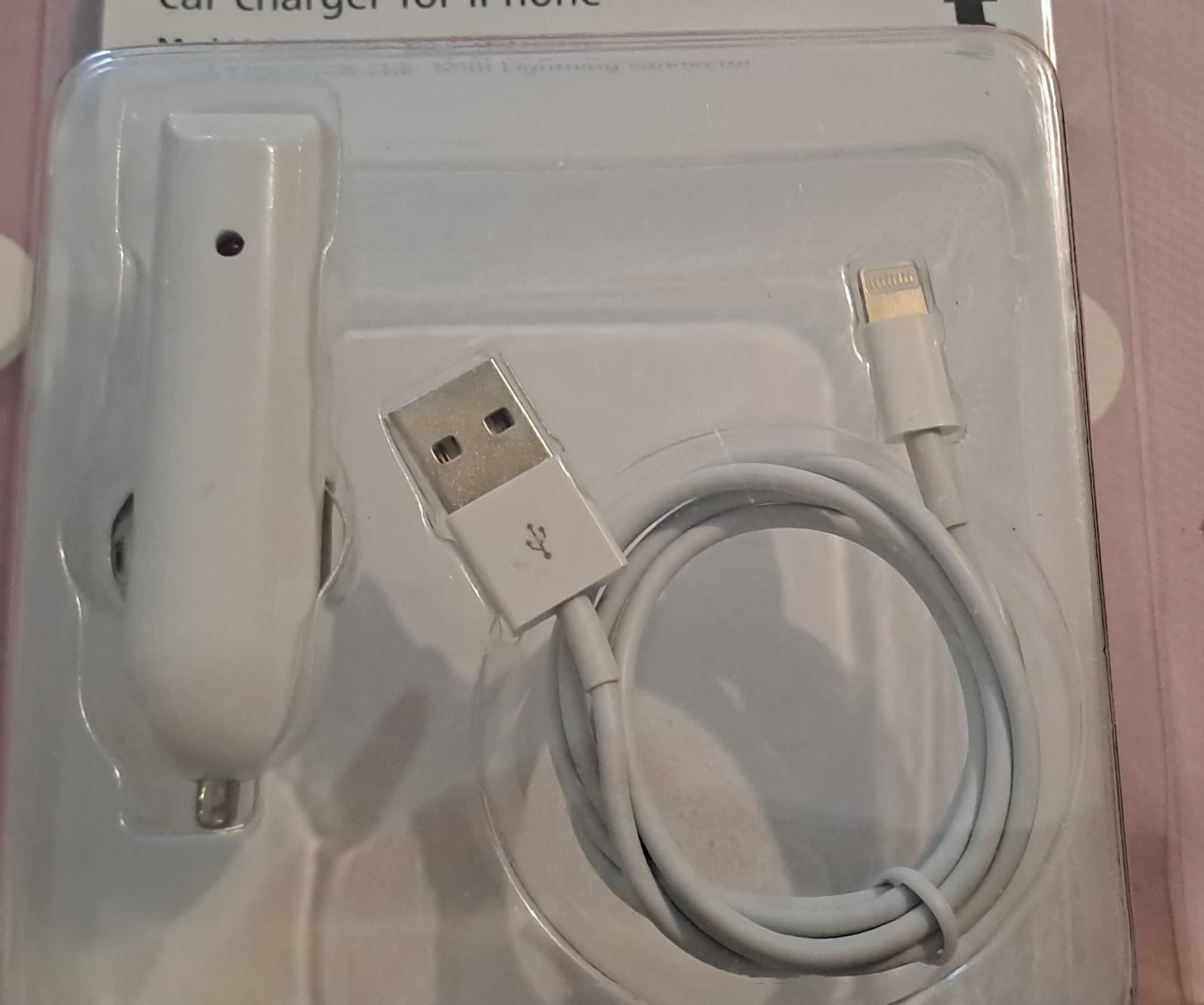 Carregador de carro. Com micro USB (Novo)