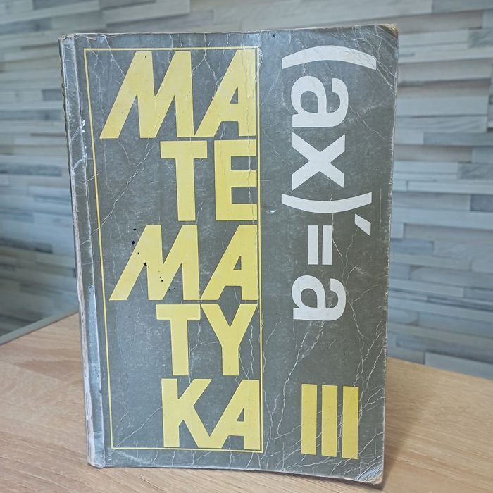 Matematyka dla klasy 3 liceum i technikum Cegiełka 1994
podręcznik dla