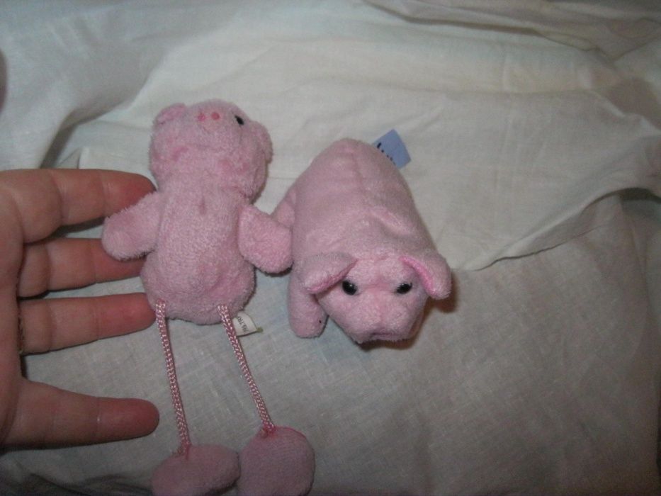 мягкая игрушка поросенок свинья набор 2шт британия розовые свинка