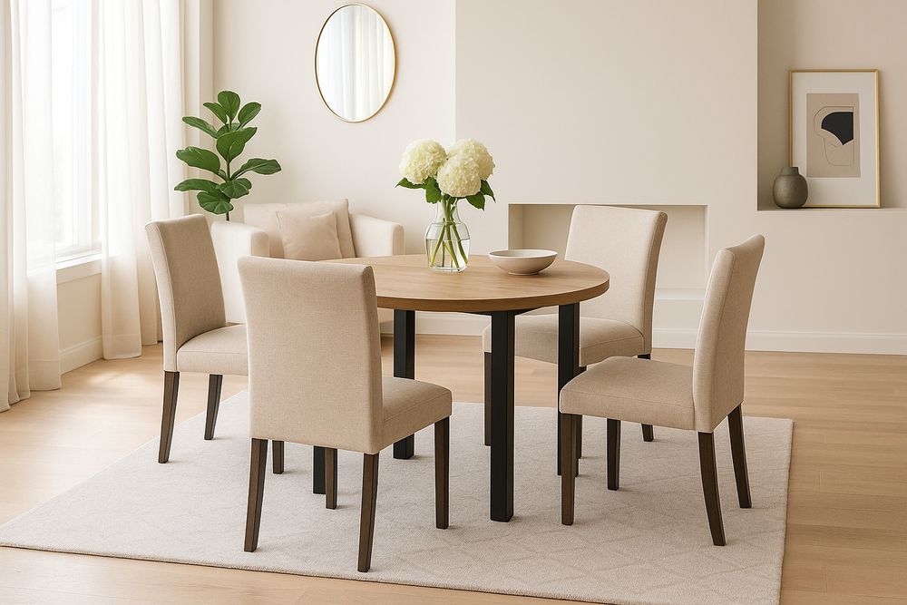 Stół Okrągły Elegant Rozkładany 100/140/180 cm