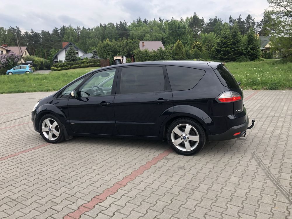 Ford S max 2.5T 220KM Panorama Grzane Fotele Hak 7osób Serwis