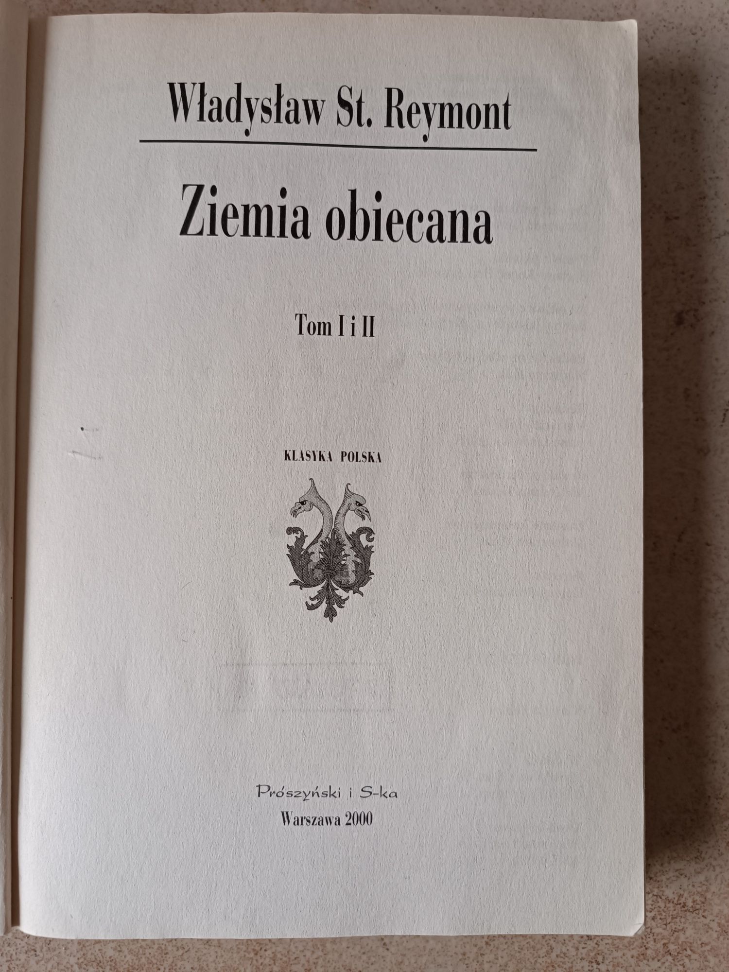 Książka "Ziemia obiecana" Tom I i II, Władysław Remont