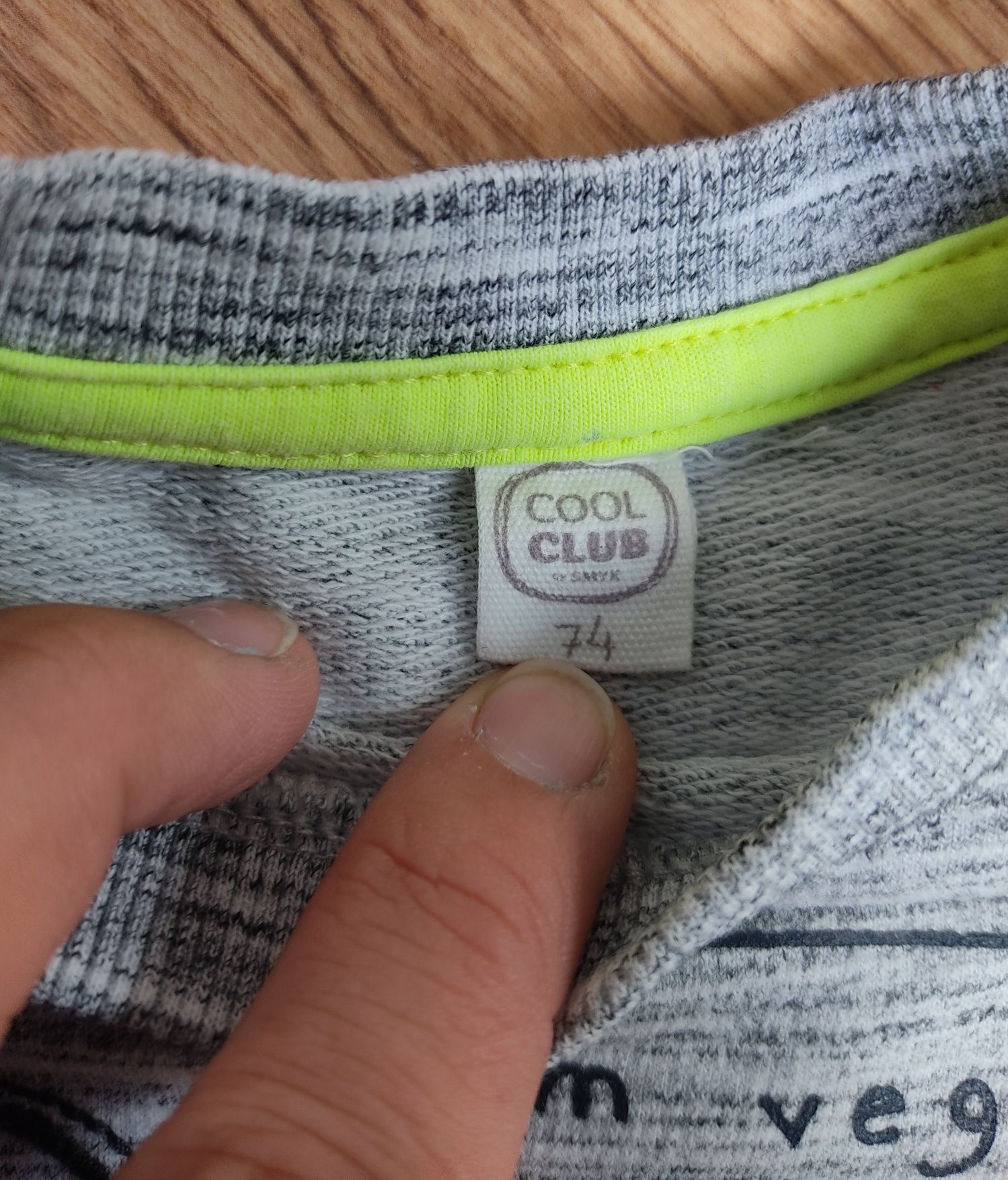 Komplet zestaw cool club dres dresik dla chłopca spodnie bluza r.74