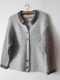 sweter damski L/XL kardigan handmade