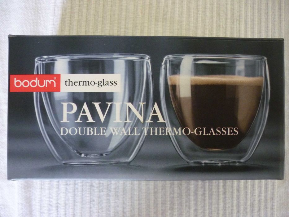 Pavina Double Wall Thermo-glasses / termo szklanki. 2 szt. Nowy.