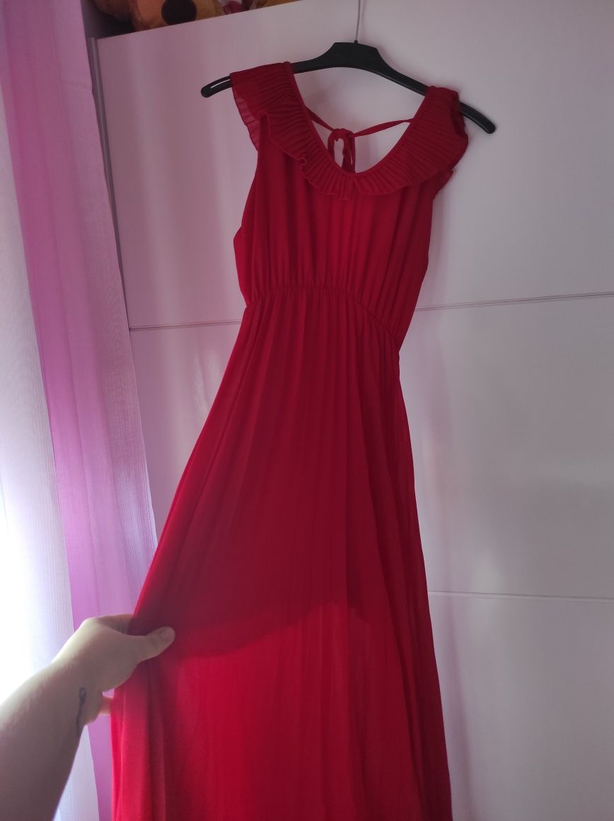 Vestido vermelho maxi - novo