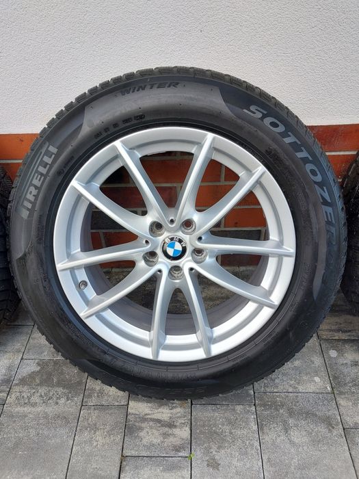 Felgi 18 BMW 5x120 z oponami zimowymi Pirelli 225/60 r18