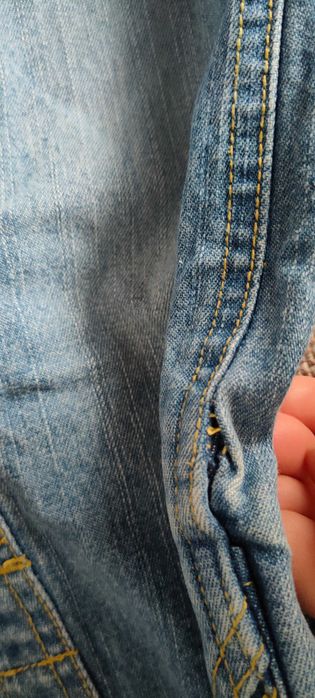 Spodnie ogrodniczki dla chłopca, rozmiar 68 + gratisy
