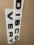 Napis znaczek logo emblemat disco very 2szt