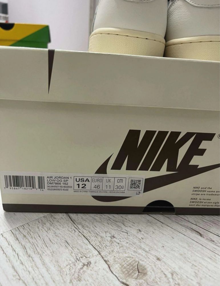 NOWE! Air Jordan 1 Retro Low OG SP x Travis Scott Reverse Mocha