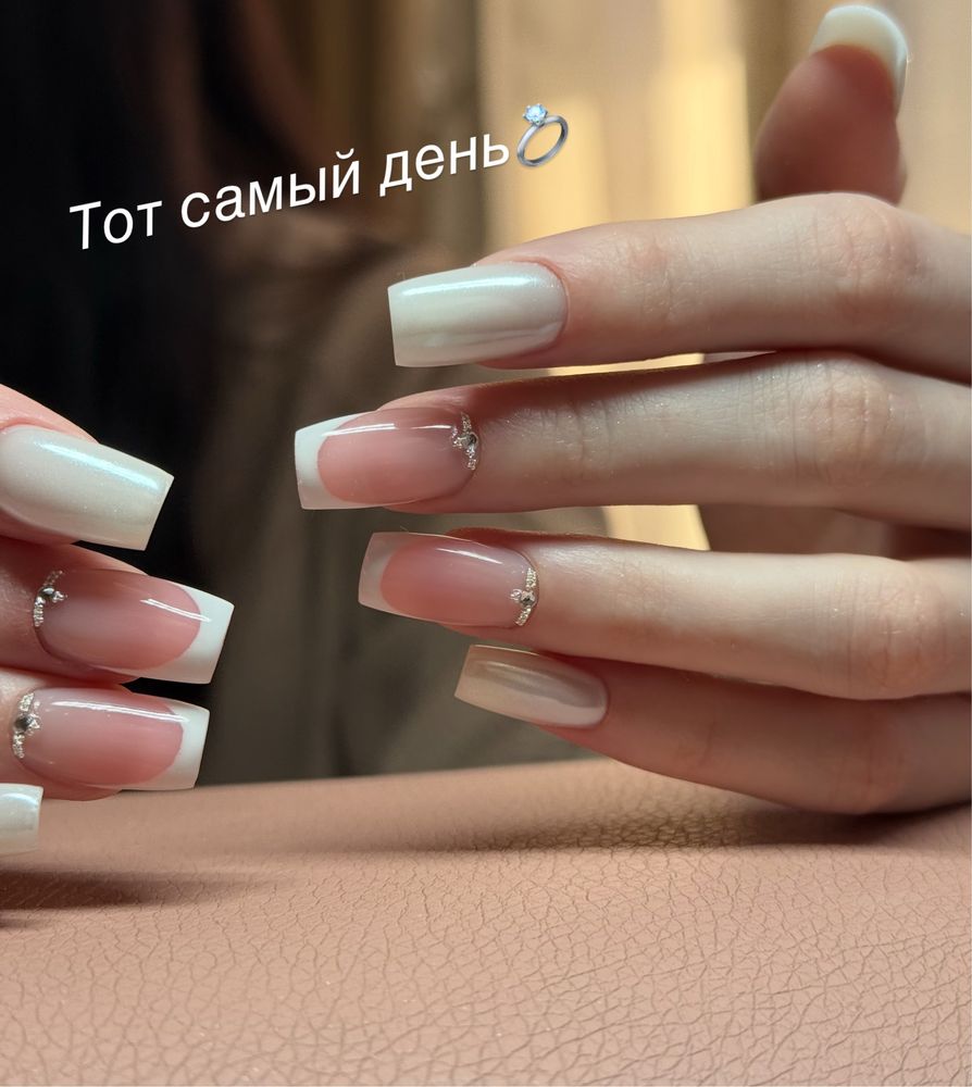 Наращивание ногтей, гель лак.  Троещина.