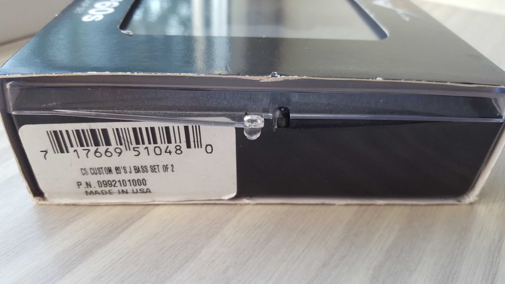 Fender custom shop 60's jazz bass pickups, USA.