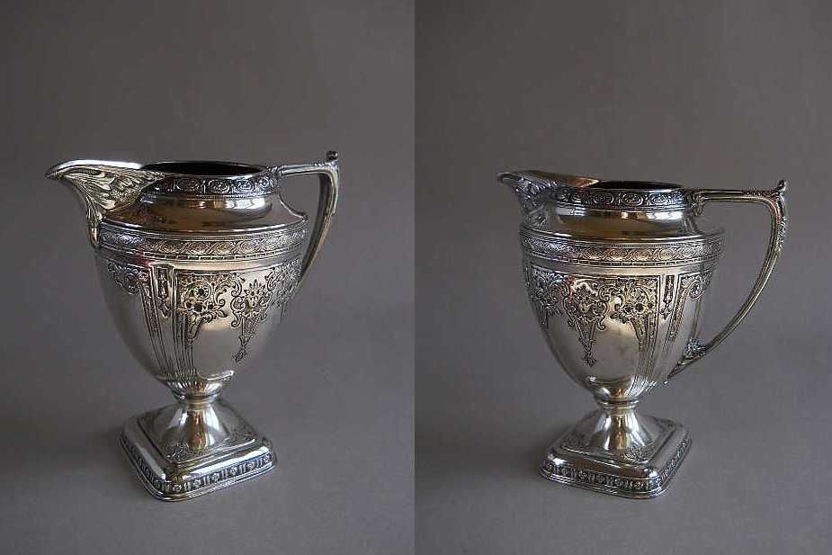 Американский старинный кофейный набор "DERBY SILVER CO."