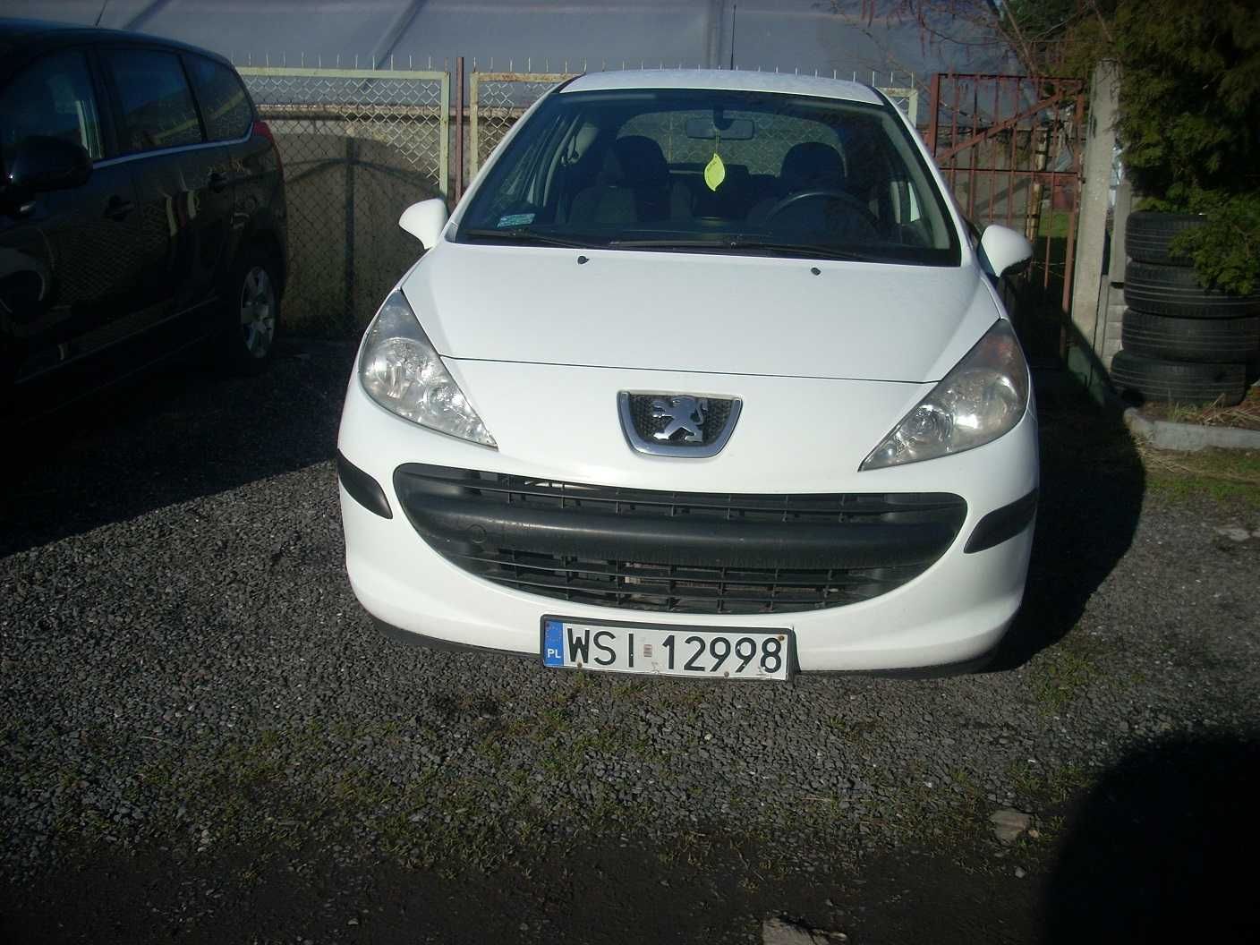 peugeot 207, 1.4 hdi. klima, 2008r.