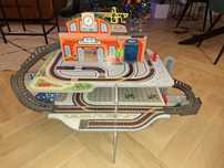 Playtive Junior Lidl dworzec kolejowy XXL tory drewniane