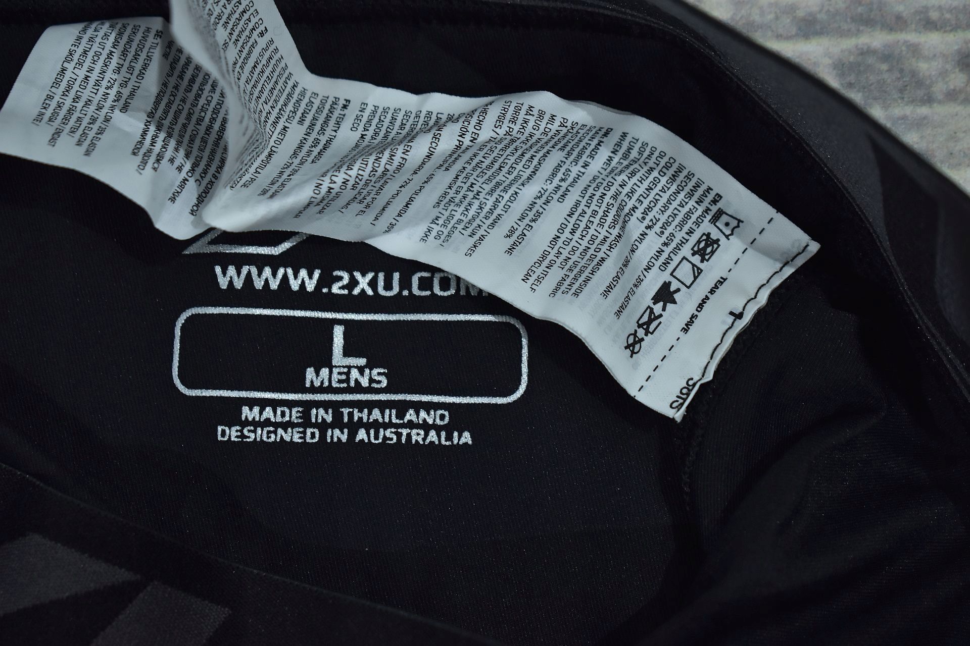 2Xu Męskie Legginsy Kompresyjne Accelerate Print L