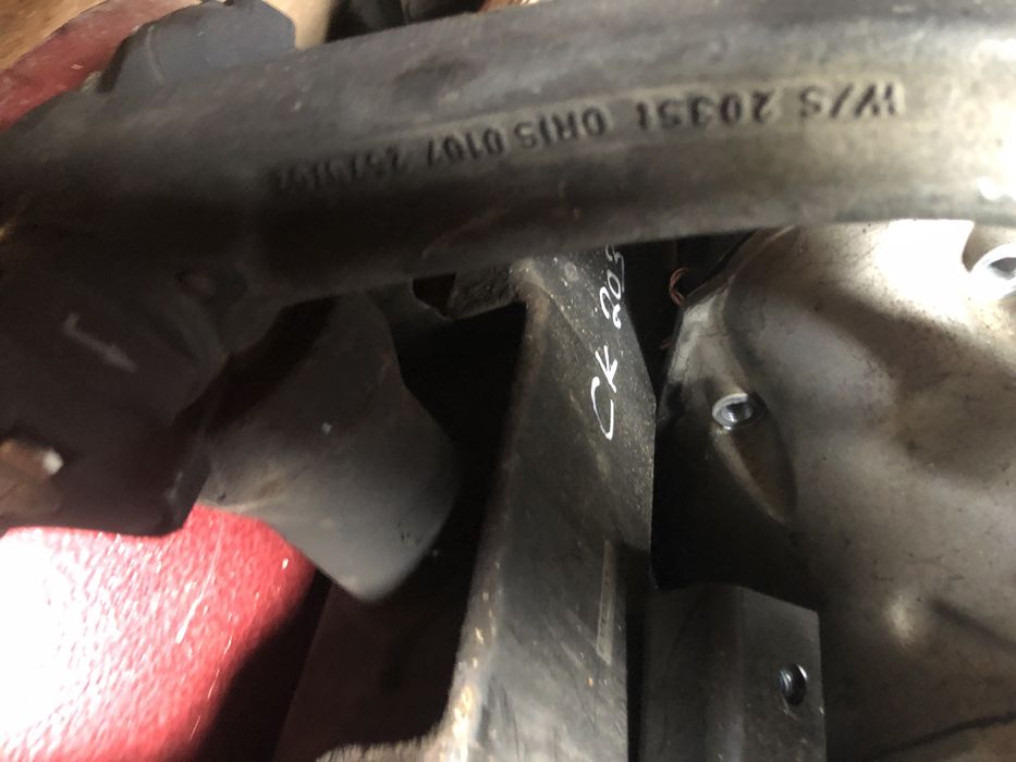 Gancho Reboque completo, original Mercedes W203