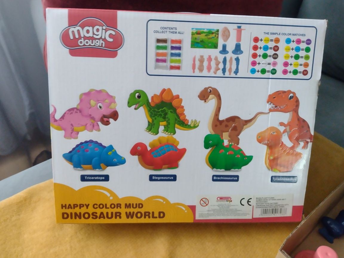 Masa plastyczna Dinozaury