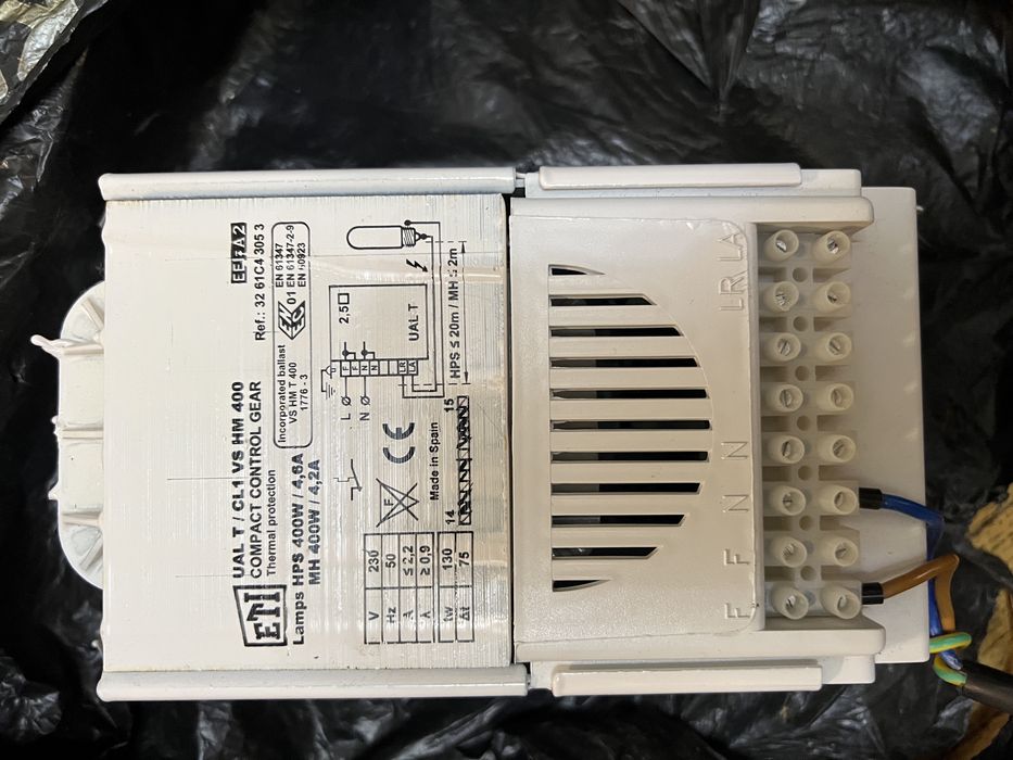 Електромагнітний баласт 400W ETI CONTROL GEAR ДНАТ