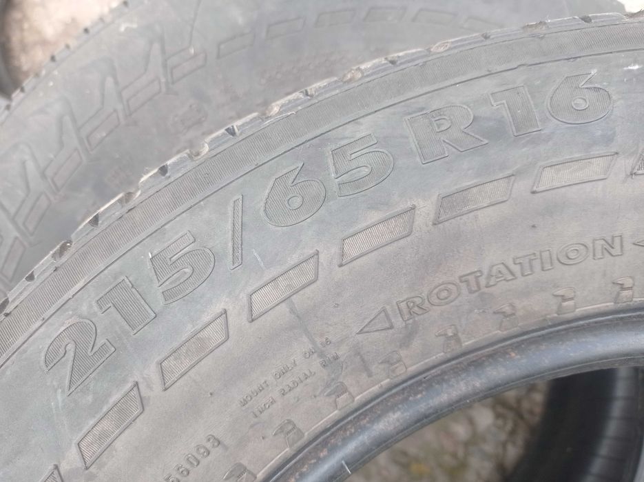 Резина б.у. зимн. R 16, R16 C.   Глуб. пр-ра - 5мм.