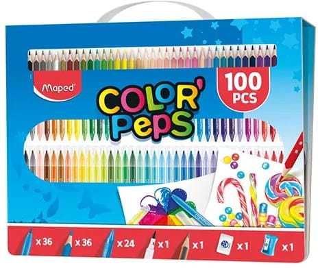 Zestaw artystyczny XL ColorPeps 100 elementów Maped