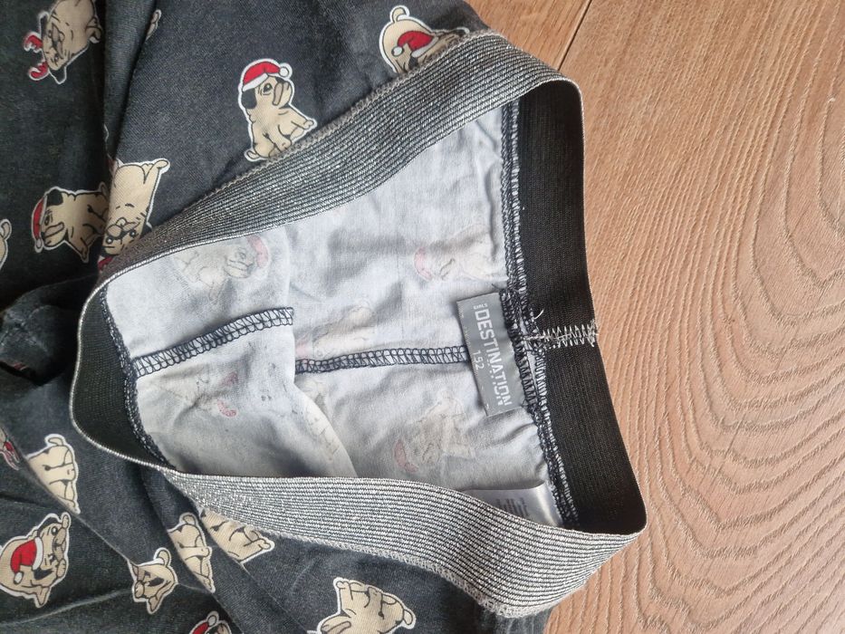 Świąteczne legginsy buldog francuski  152 Destination