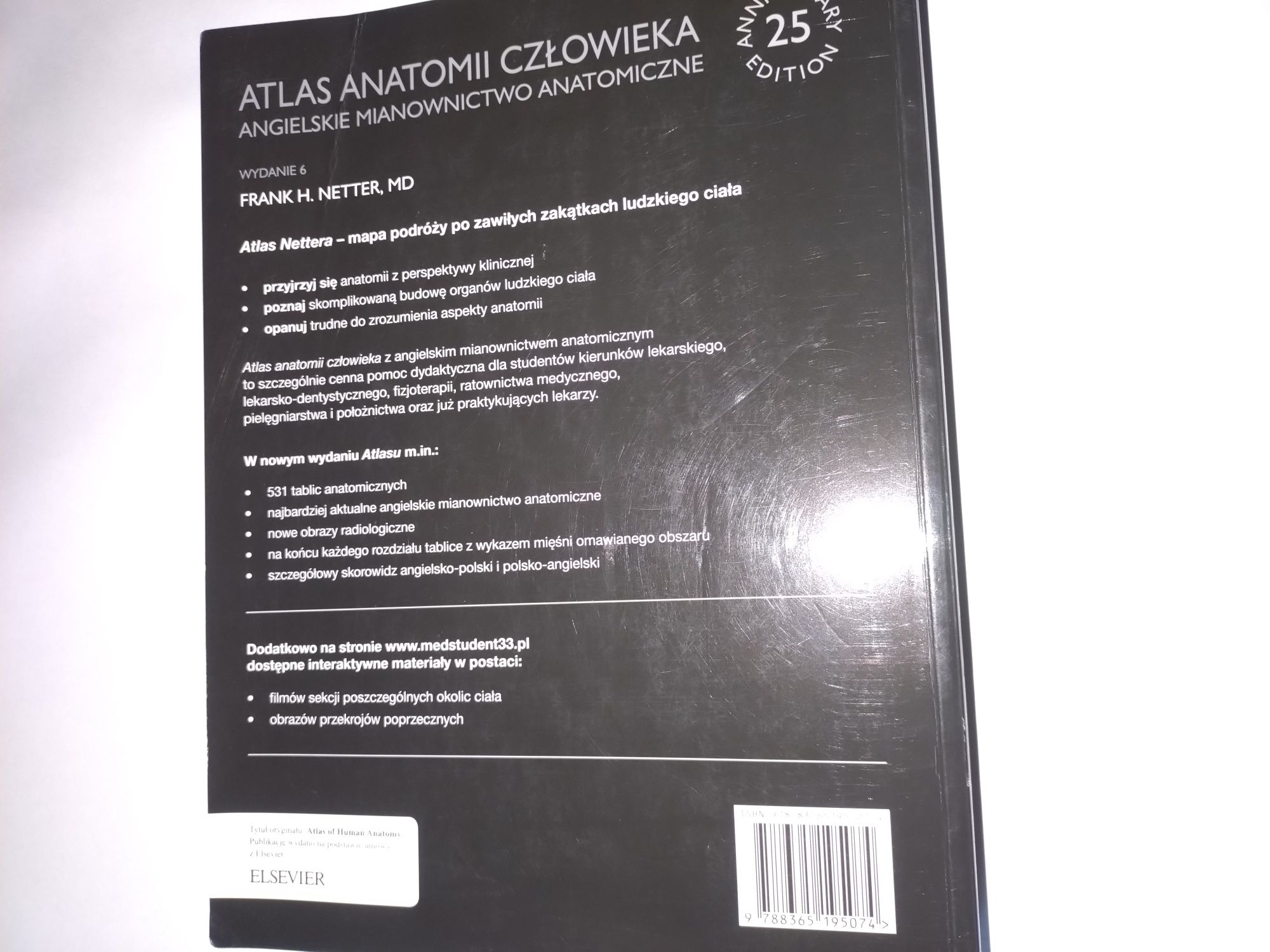 Netter Atlas anatomii, wyd. 2022, mian. ang.