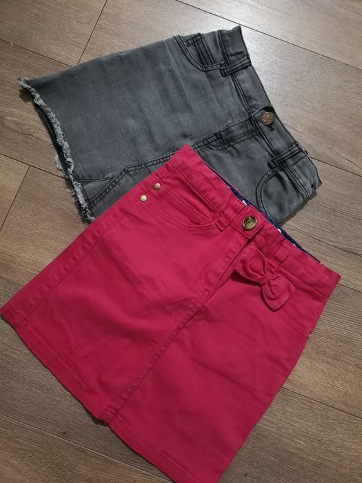 Dwie spódnice spódniczki spódnica spódniczka, 122