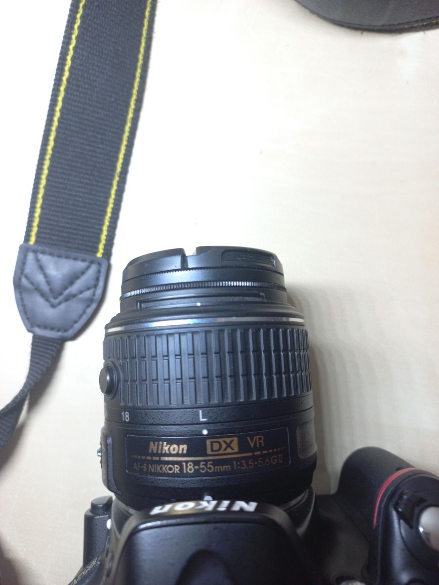 Nikon d5200+nikkor 18-55 f3.5-5.6+ filtr CPL polaryzacyjny