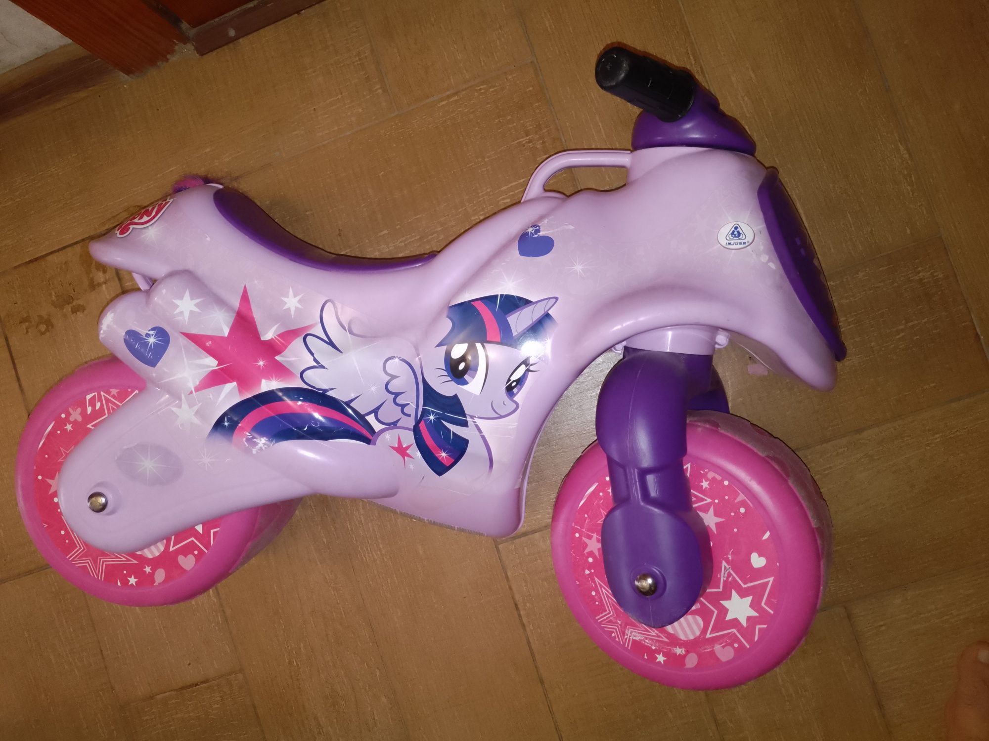 Беговел дитячий рожевий іскорка поні фіолетовий my little pony