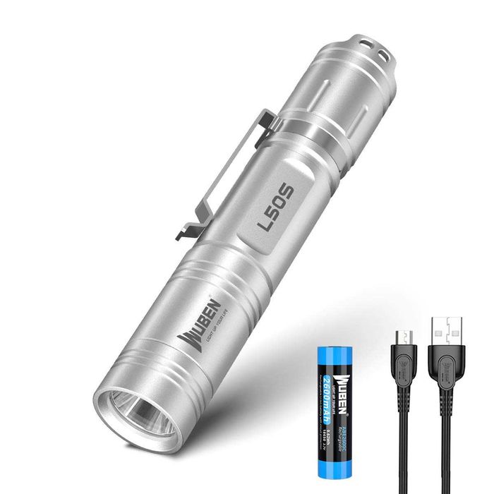WUBEN L50S Ліхтар Ручний (1200 Люмен 200 Метрів - Micro-USB)