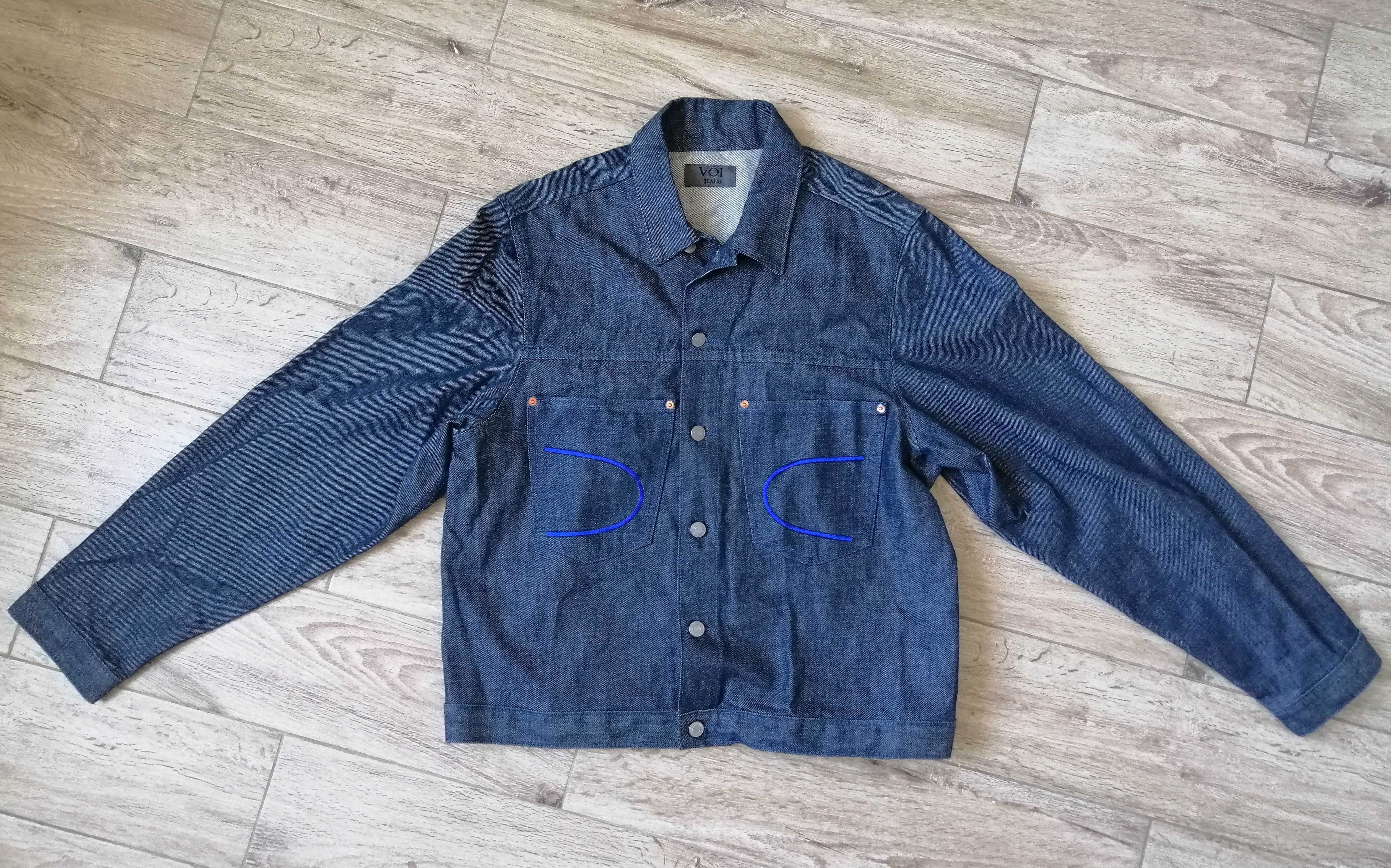 джинсова куртка в стилі Evisu L-ка